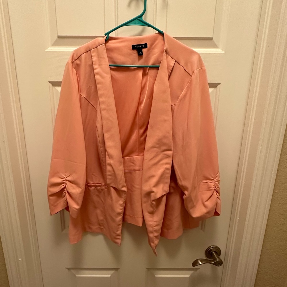 Peach 3/4 Blazer